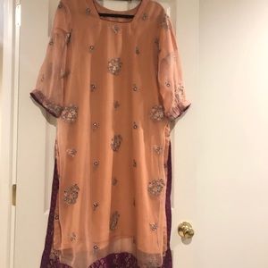 Pakistani/ Indian 3pc Shalwar Kameez